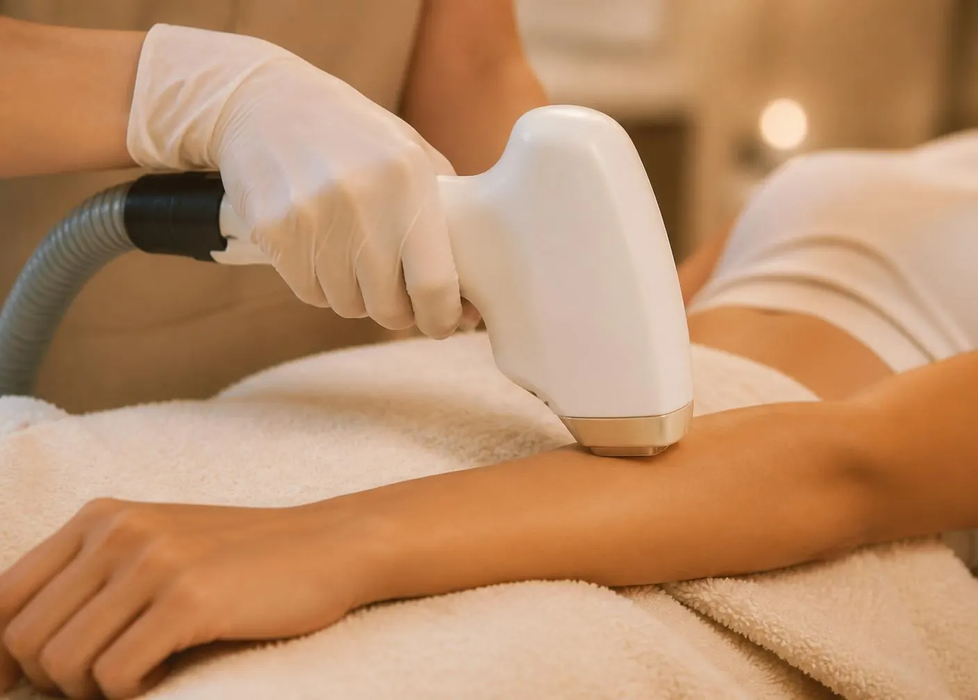Behandlung mit dem Diodenlaser zur Laser Haarentfernung in Köln
